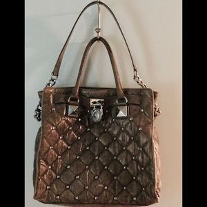 Michael Kors Hamilton Quilted Studs Large bag.